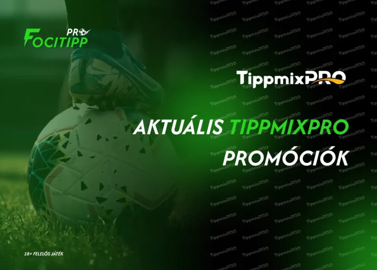 TippmixPro promóciós kód – 100%-os üdvözlőbónusz