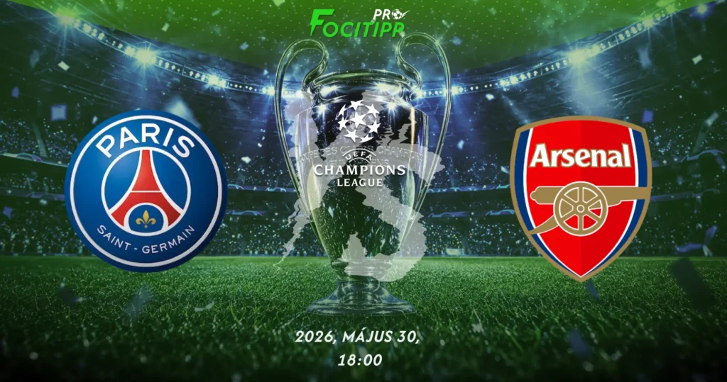 Bajnokok Ligája PSG vs Arsenal