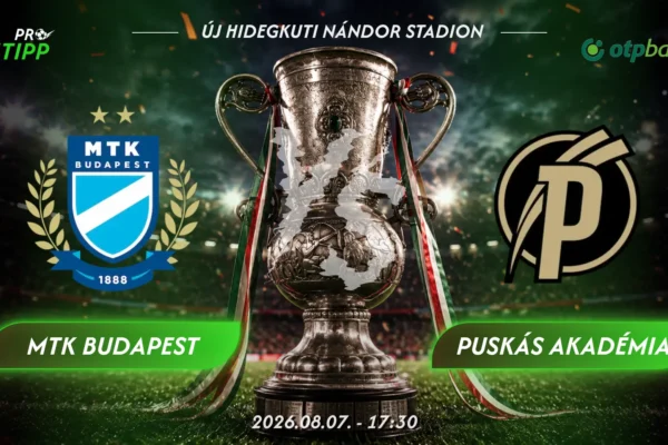 MTK Budapest – Puskás Akadémia tipp