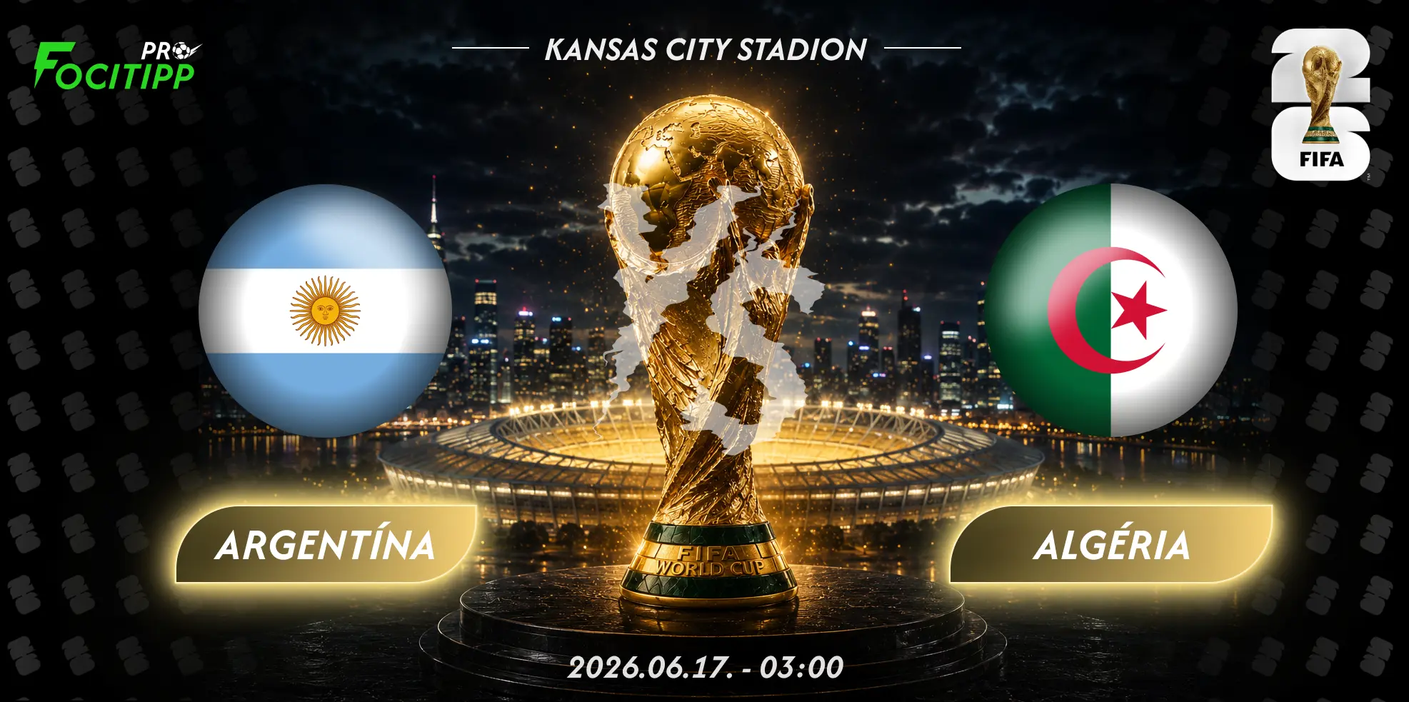 Argentína – Algéria tipp