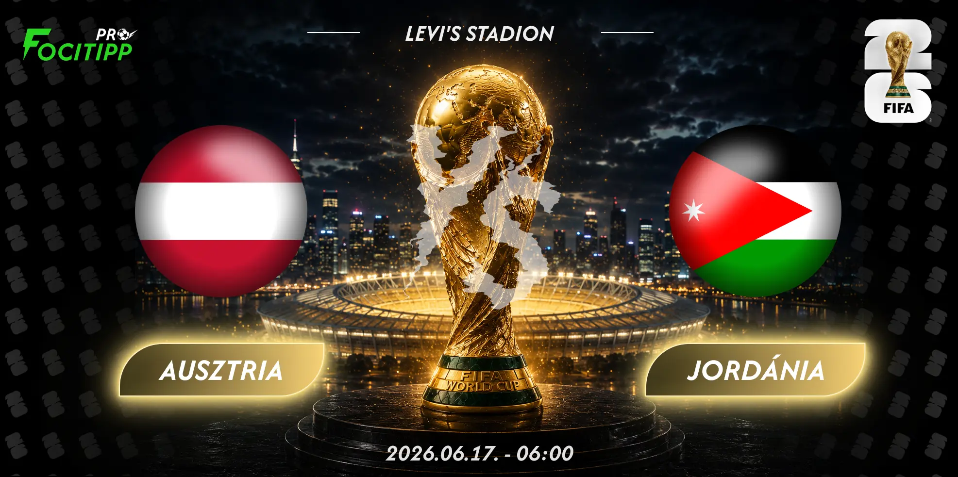 Ausztria – Jordánia tipp