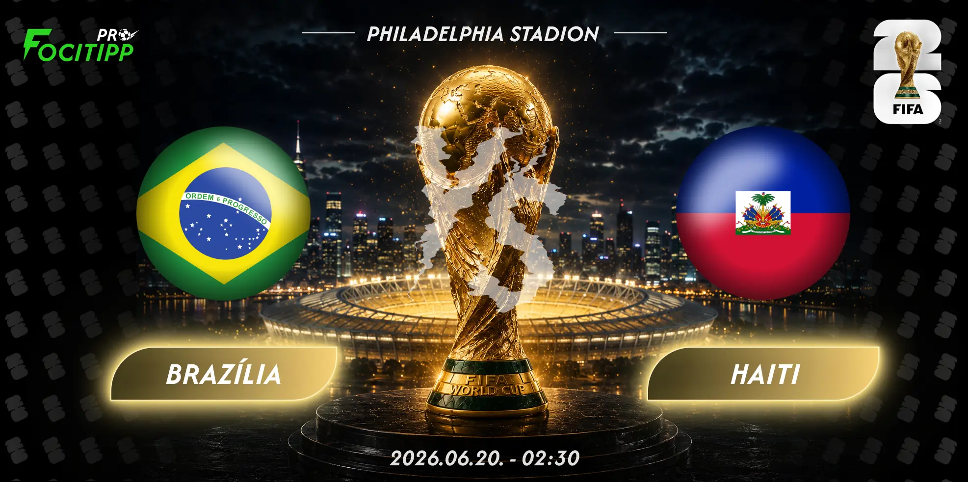 Brazília – Haiti tipp