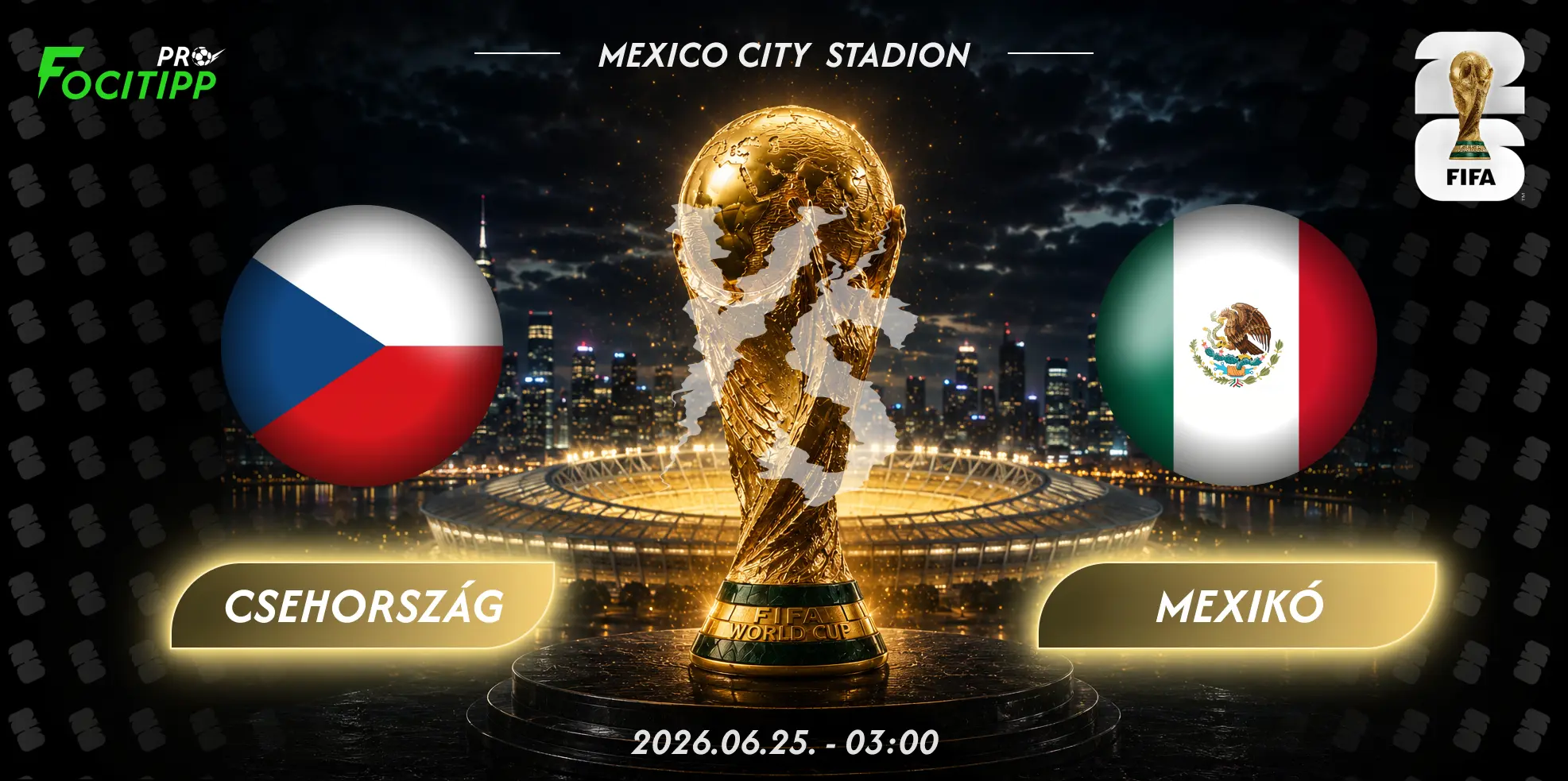 Csehország – Mexikó tipp