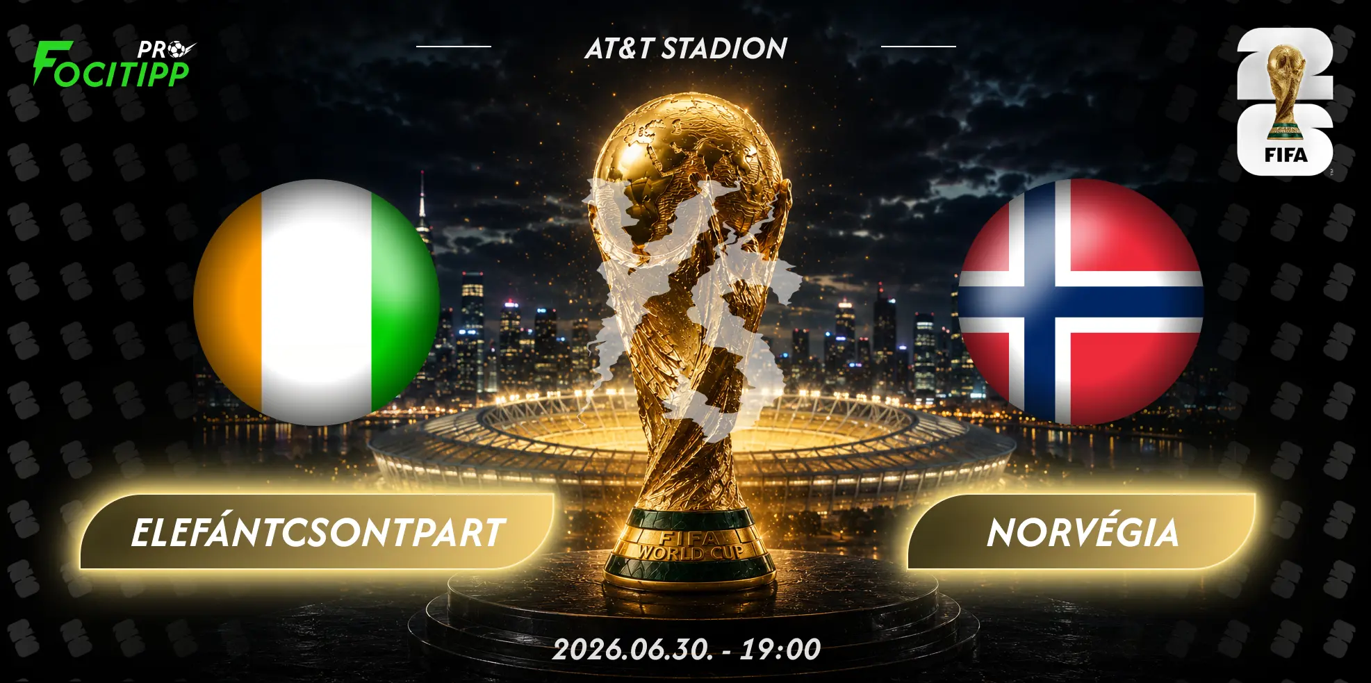 Elefántcsontpart – Norvégia tipp
