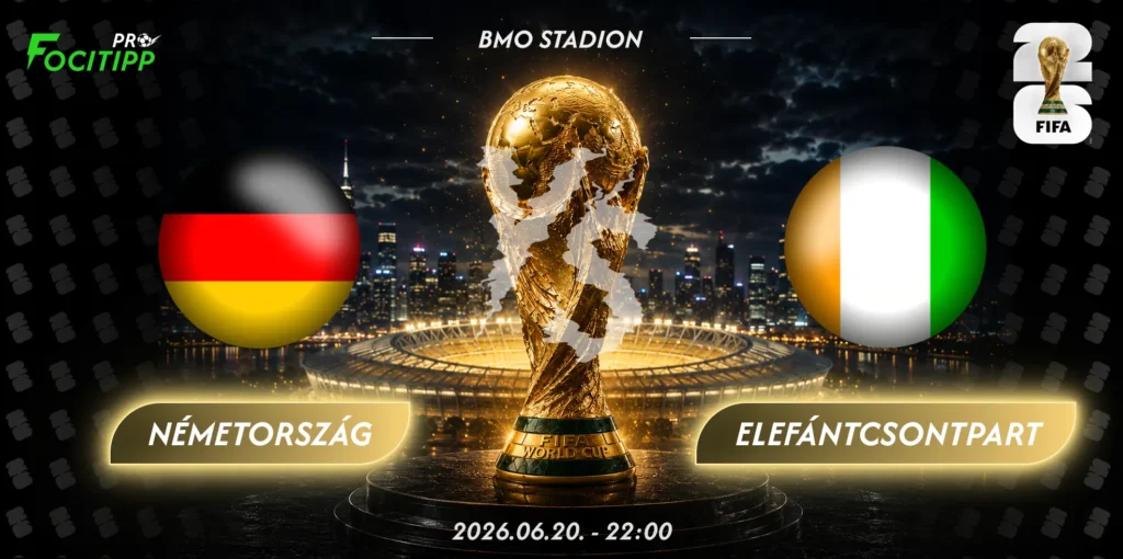 Németország – Elefántcsontpart tipp
