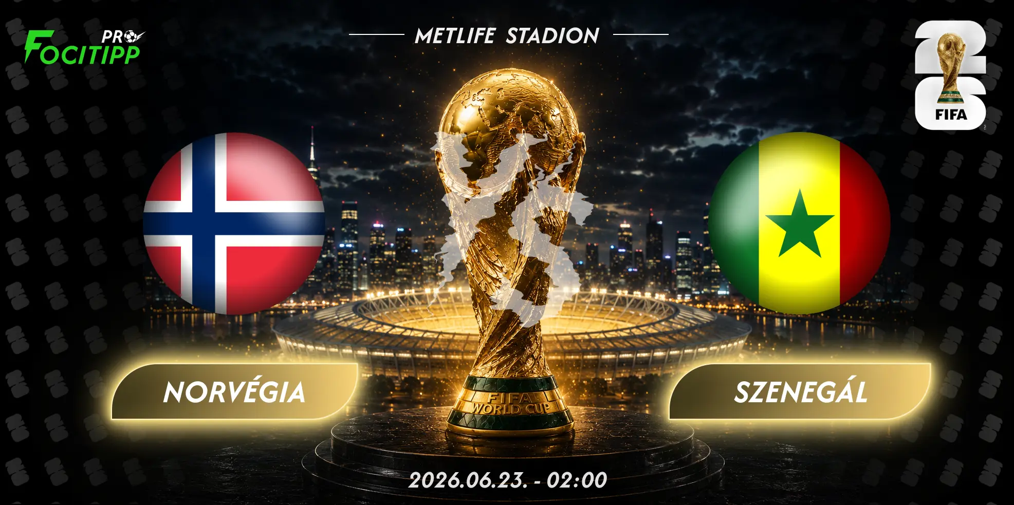 Norvégia – Szenegál tipp