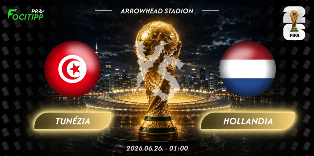 Tunézia – Hollandia tipp