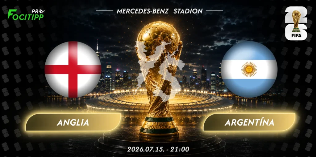 Anglia – Argentína tipp