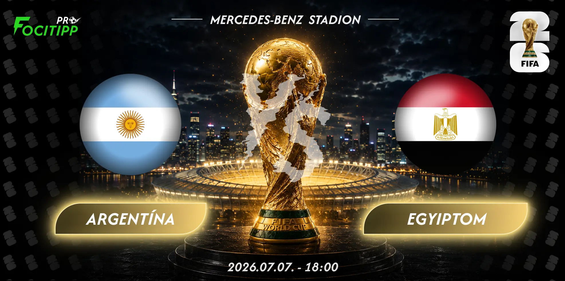 Argentína – Egyiptom tipp