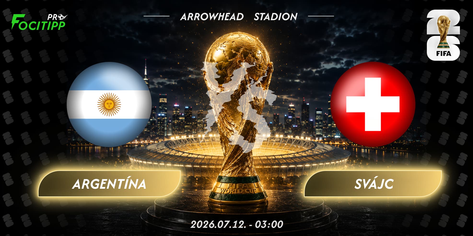 Argentína – Svájc tipp