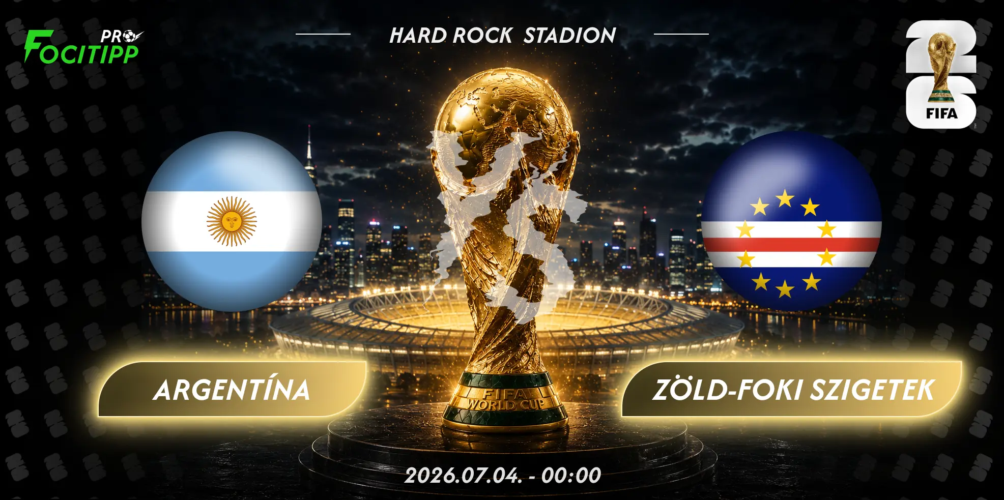 Argentína – Zöld-foki Köztársaság tipp