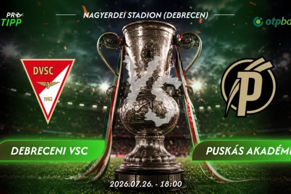 Debreceni VSC – Puskás Akadémia tipp