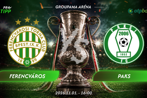 Ferencváros – Paks tipp