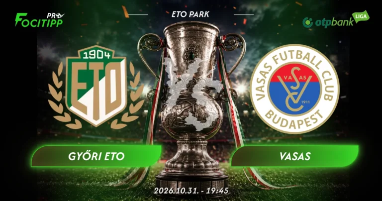 Győri ETO – Vasas tipp