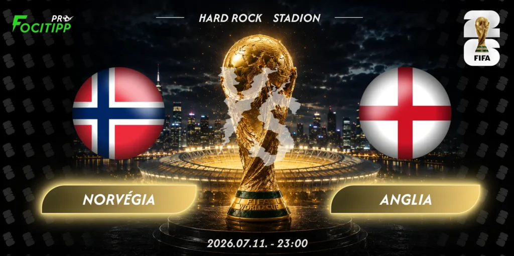 Norvégia – Anglia tipp