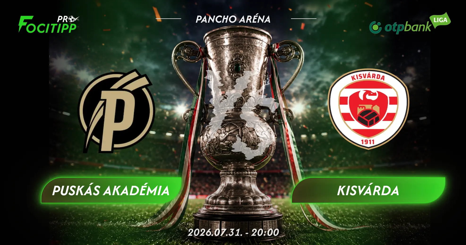 Puskás Akadémia – Kisvárda tipp