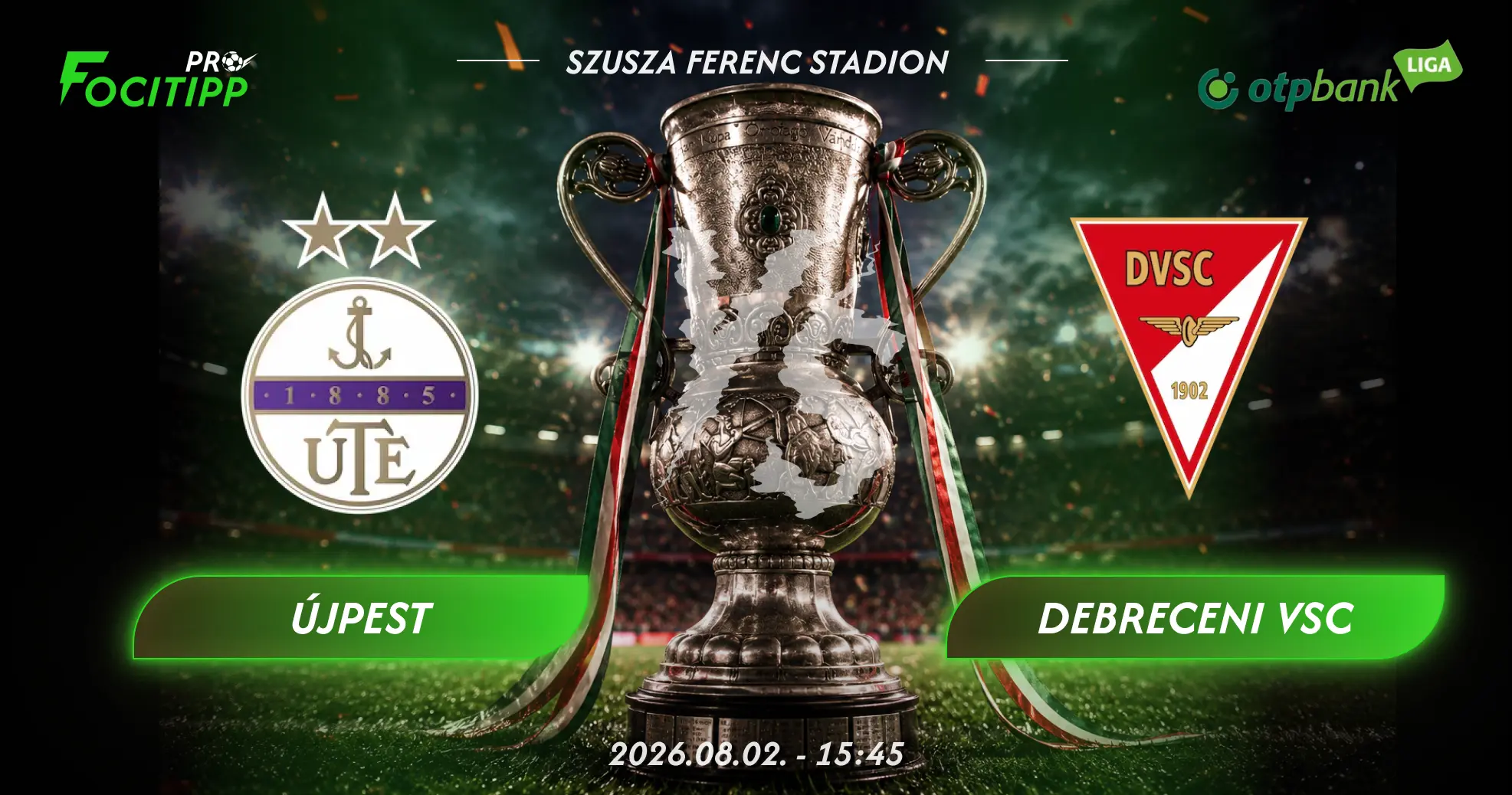 Újpest – Debreceni VSC tipp
