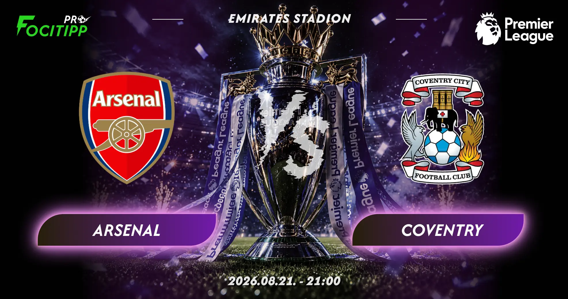Arsenal – Coventry tipp