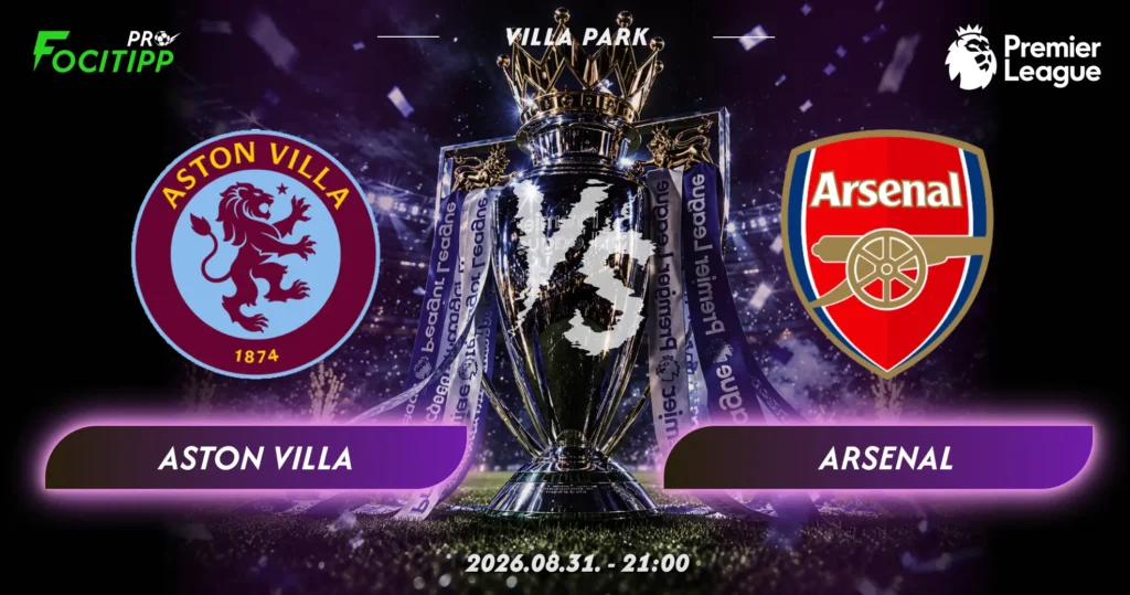 Aston Villa – Arsenal tipp