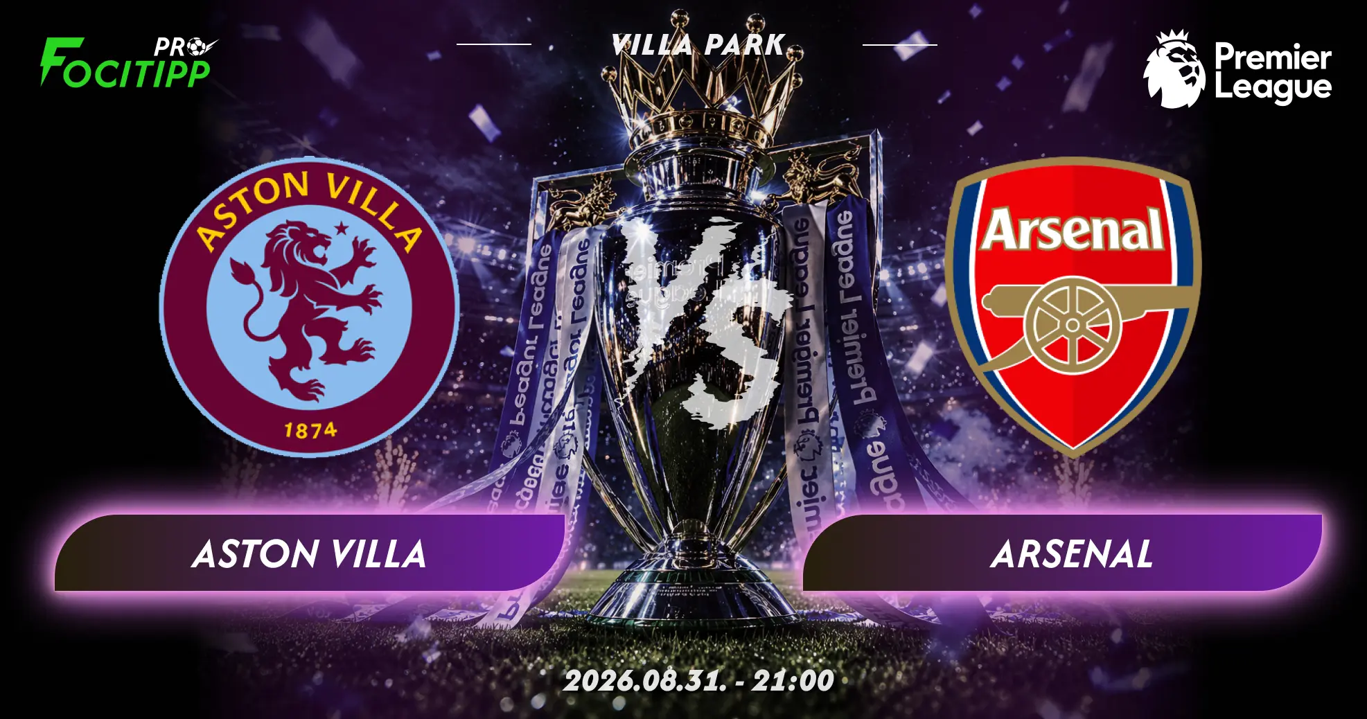 Aston Villa – Arsenal tipp