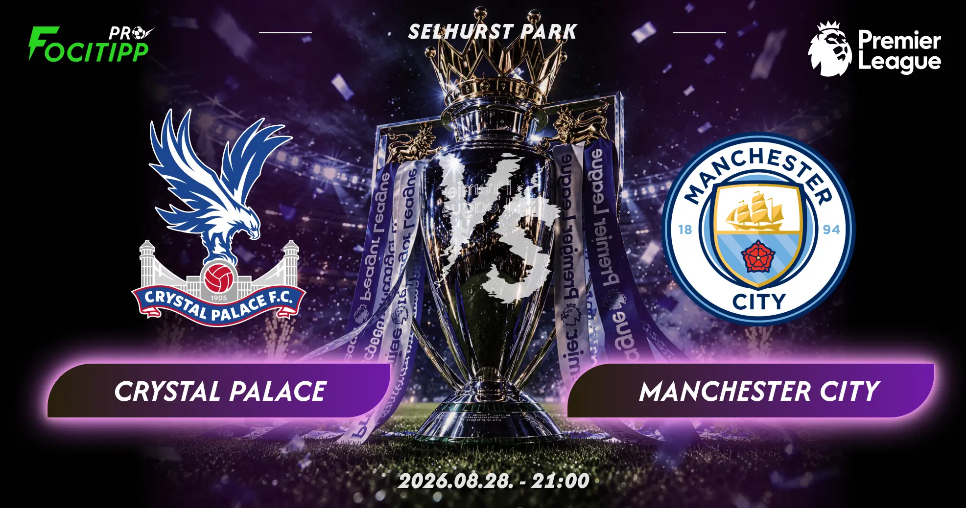 Crystal Palace – Manchester City tippek és elemzés