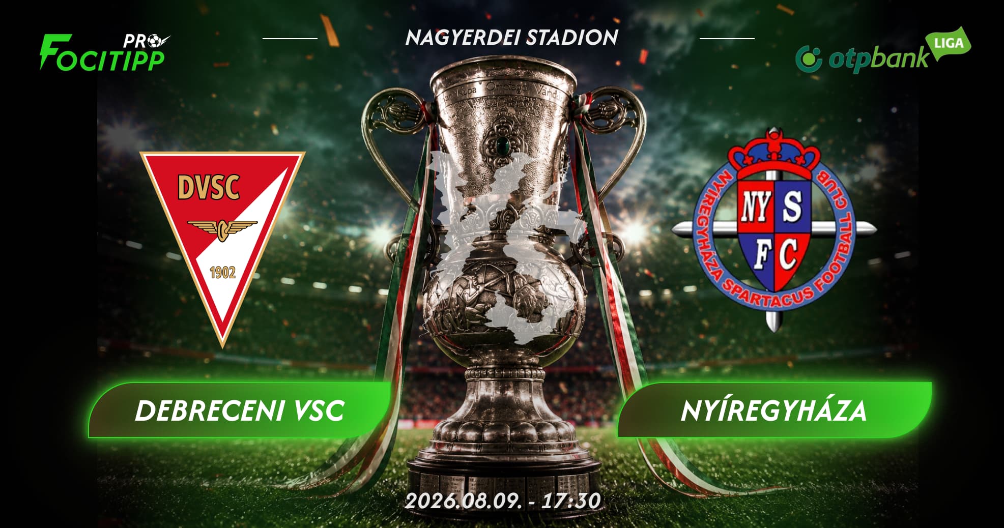 Debreceni VSC – Nyíregyháza tipp