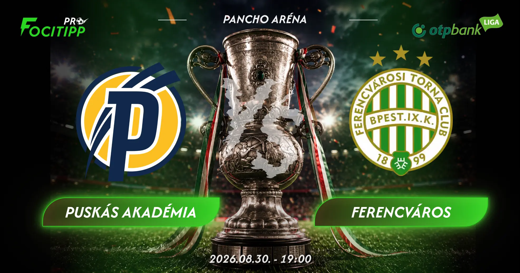 Puskás Akadémia – Ferencváros tipp