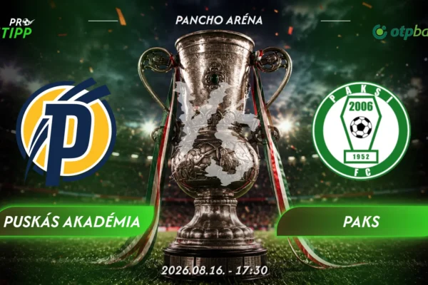 Puskás Akadémia – Paks tipp