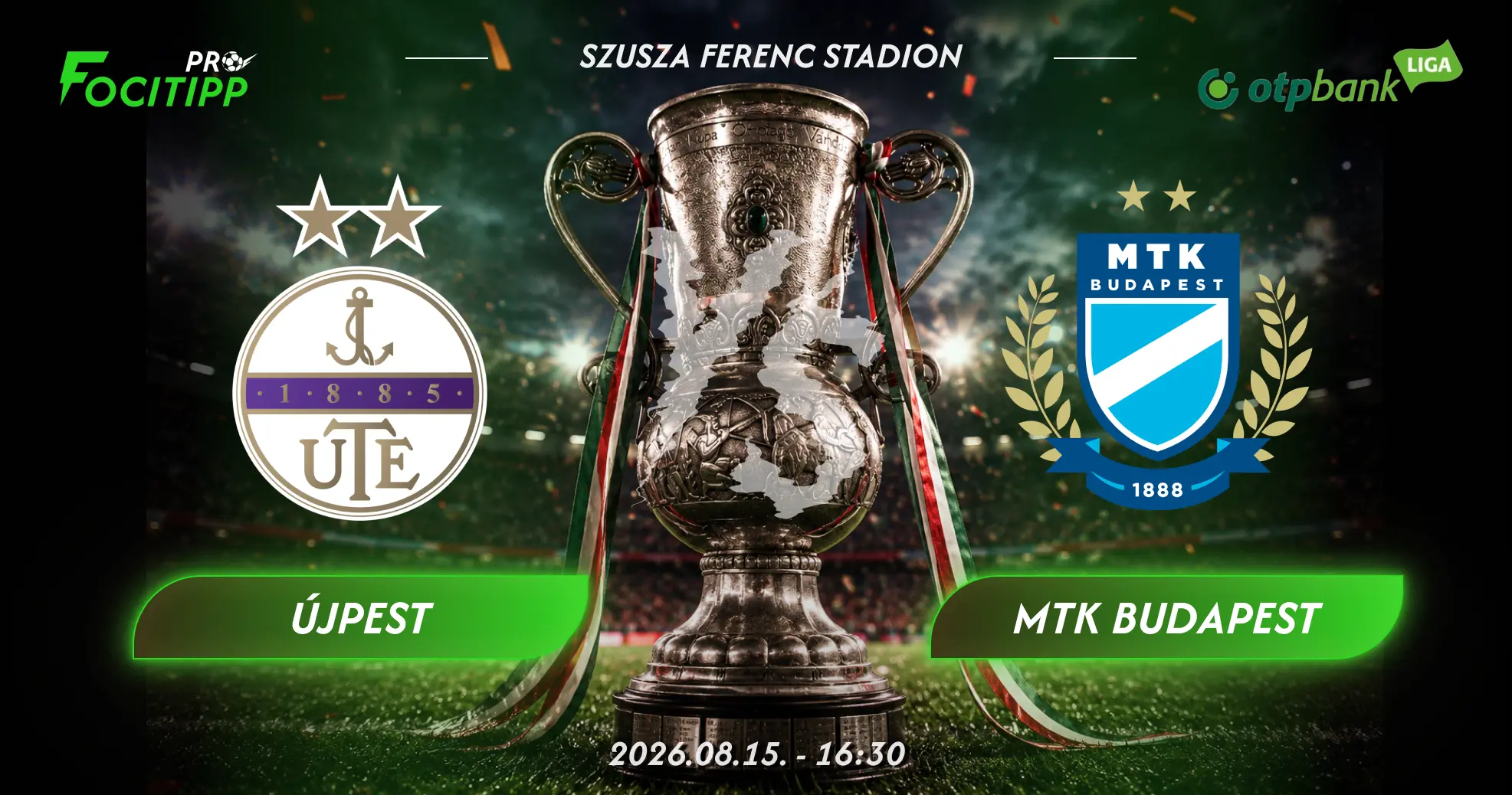 Újpest – MTK Budapest tipp