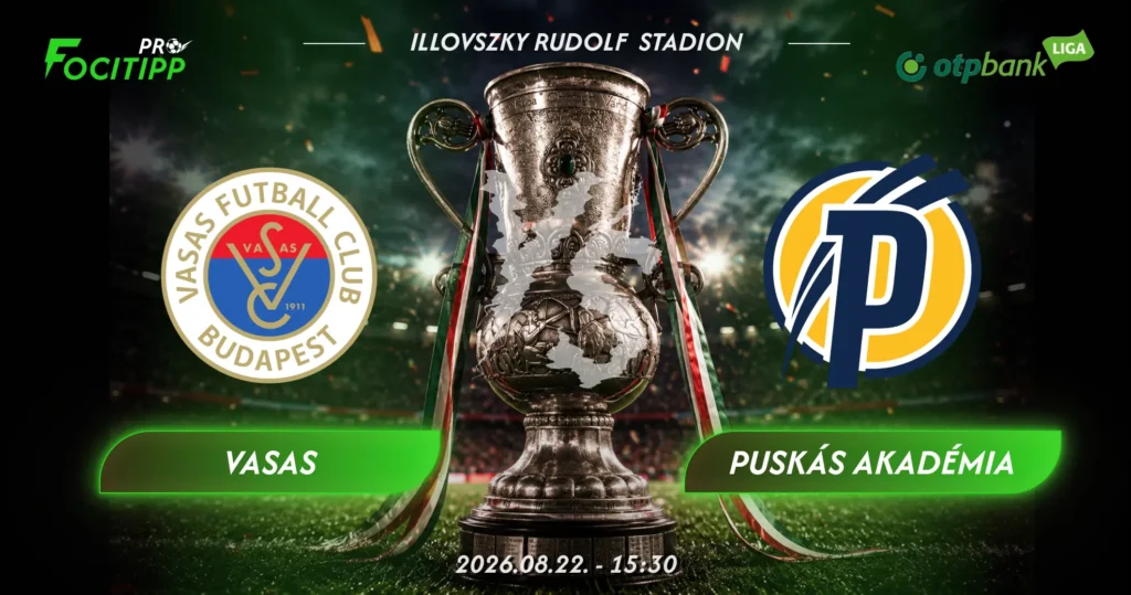 Vasas – Puskás Akadémia tipp