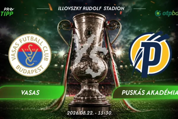Vasas – Puskás Akadémia tipp