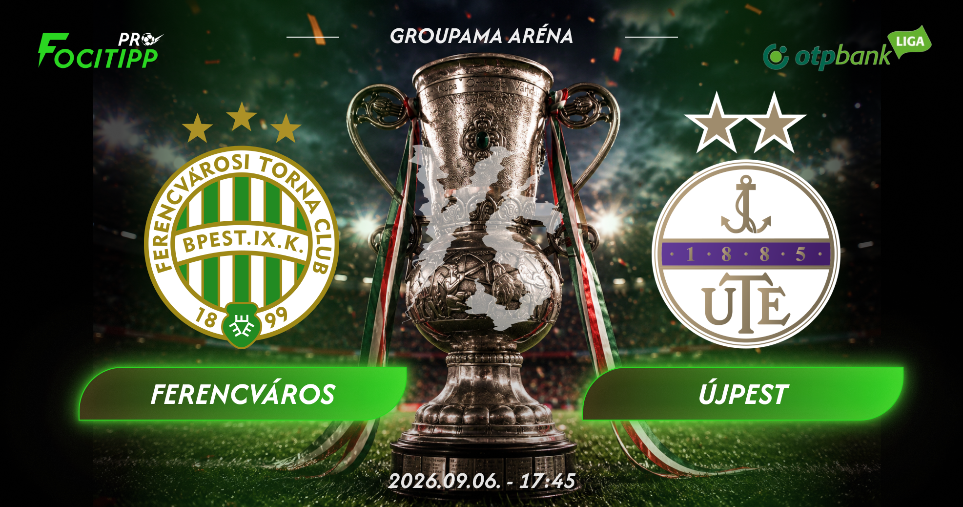 Ferencváros – Újpest tipp