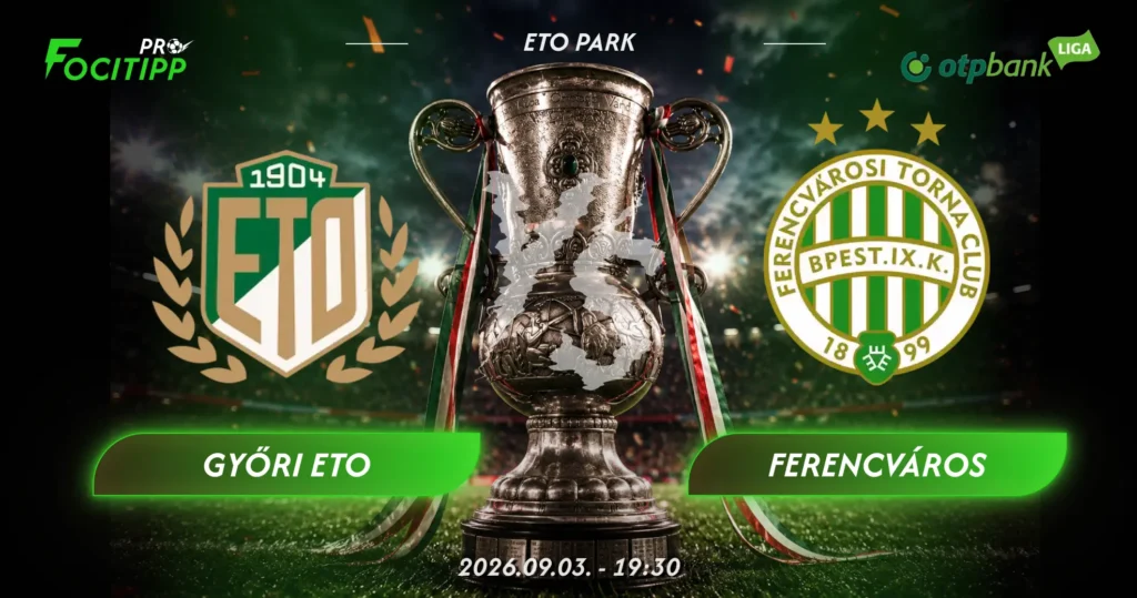 Győri ETO – Ferencváros tipp