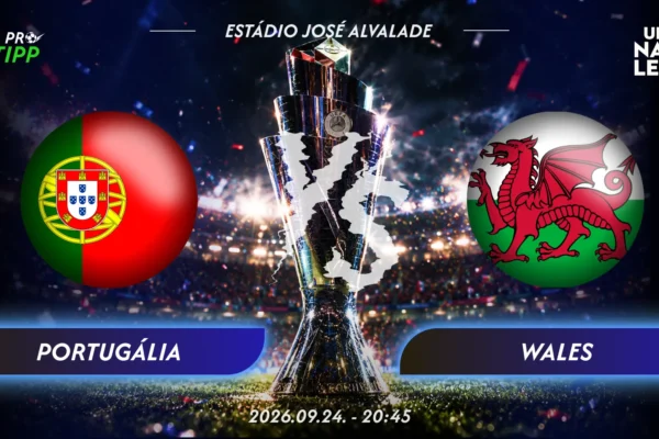 Portugália – Wales tipp