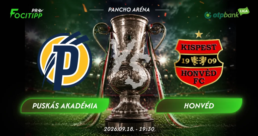 Puskás Akadémia – Honvéd tipp