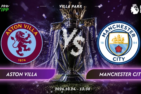 Aston Villa – Manchester City tipp