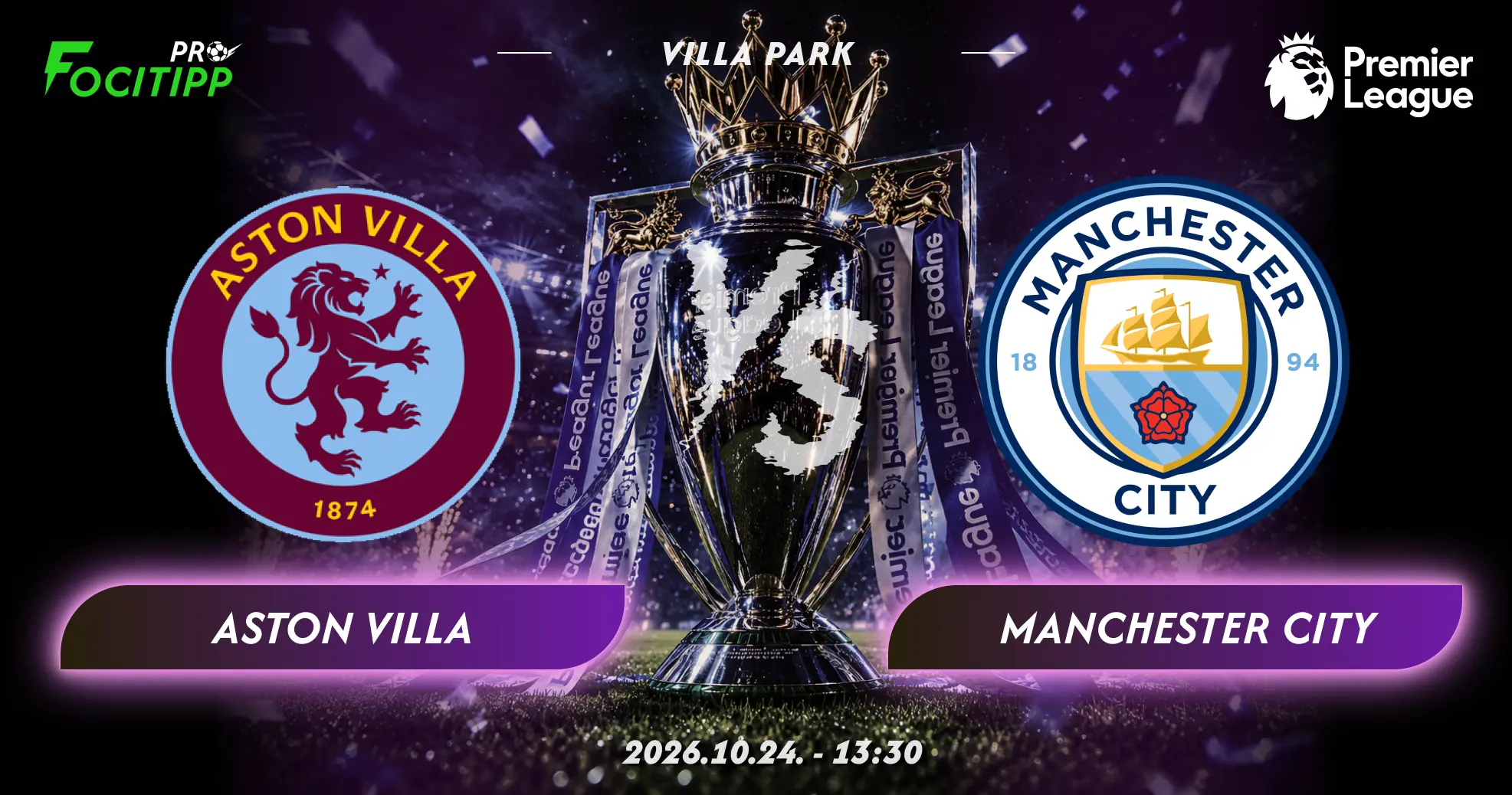 Aston Villa – Manchester City tipp