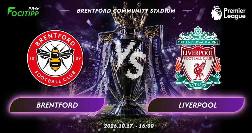 Brentford – Liverpool tipp