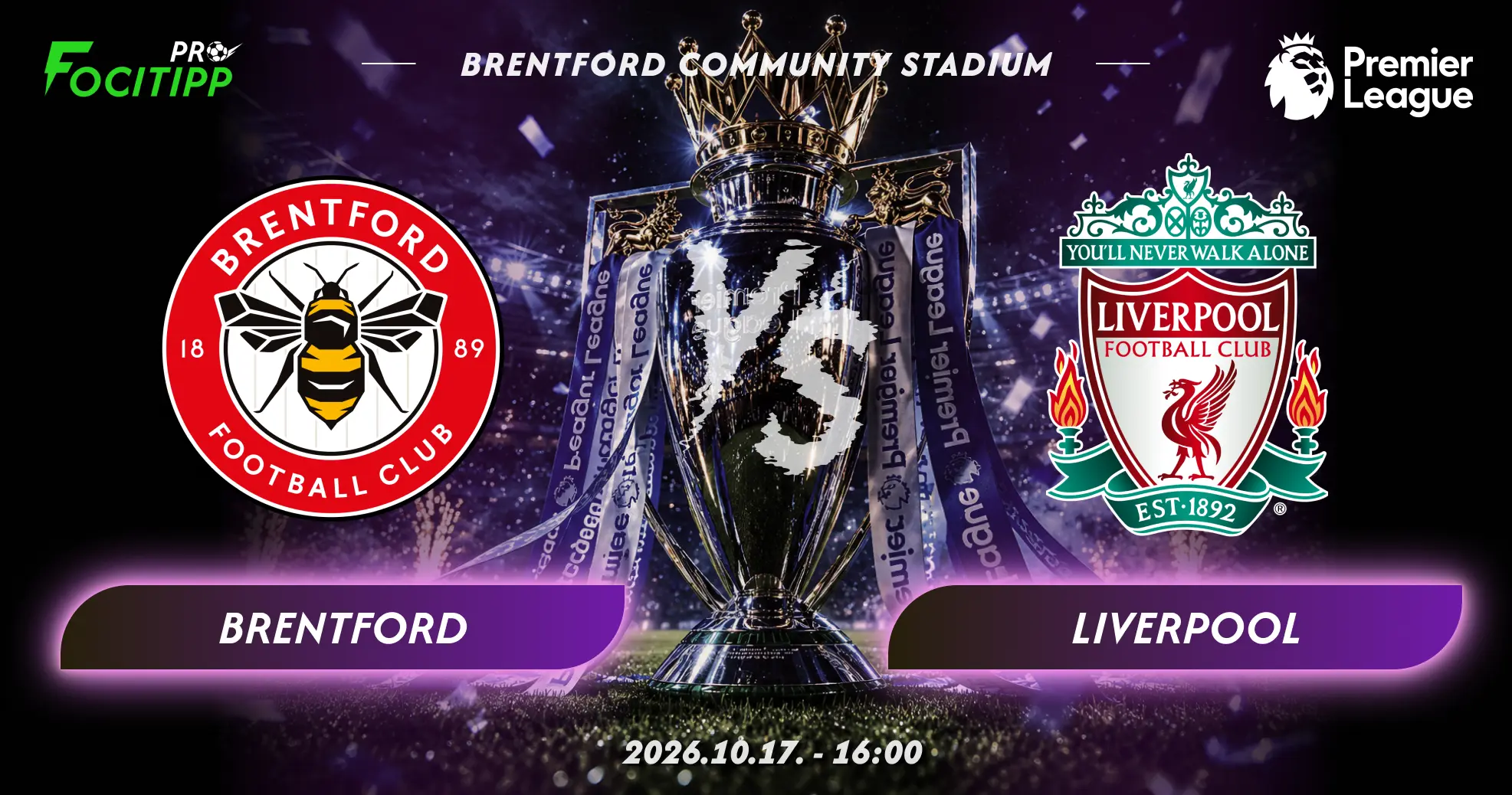 Brentford – Liverpool tipp