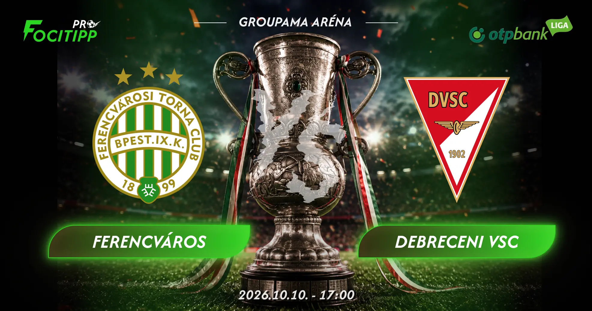 Ferencváros – Debreceni VSC tipp