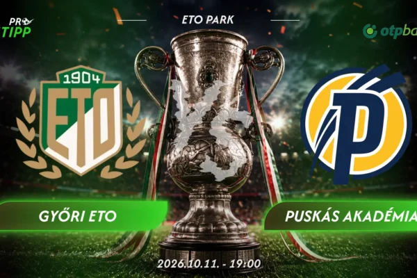 Győri ETO – Puskás Akadémia tipp
