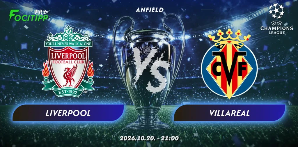 Liverpool – Villarreal tipp