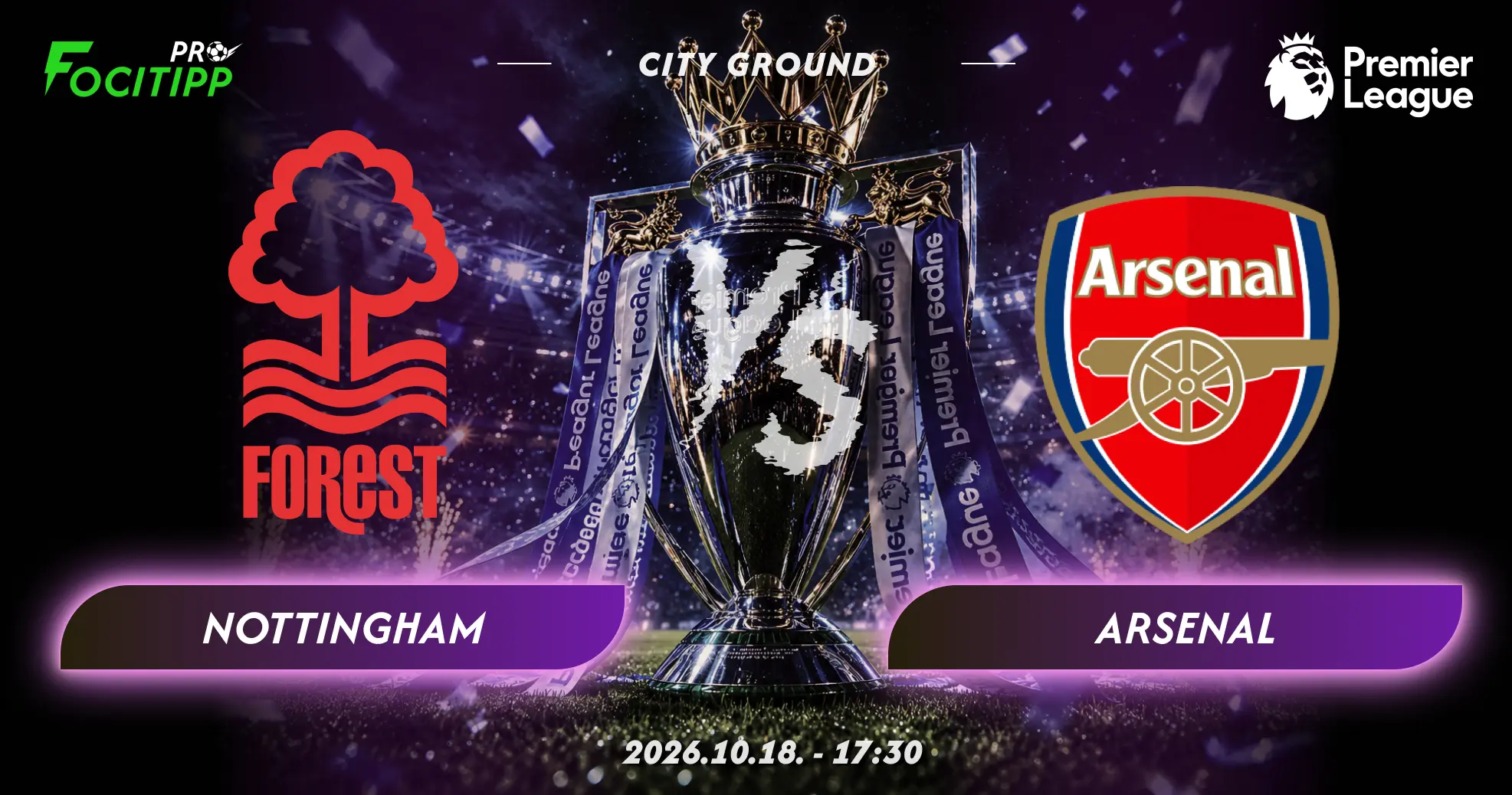 Nottingham Forest – Arsenal tipp